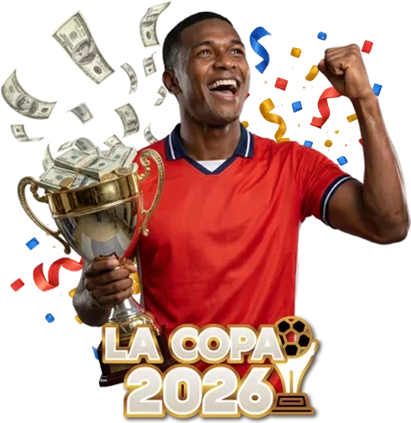 Ganador de La Copa 2026 celebrando con el trofeo
