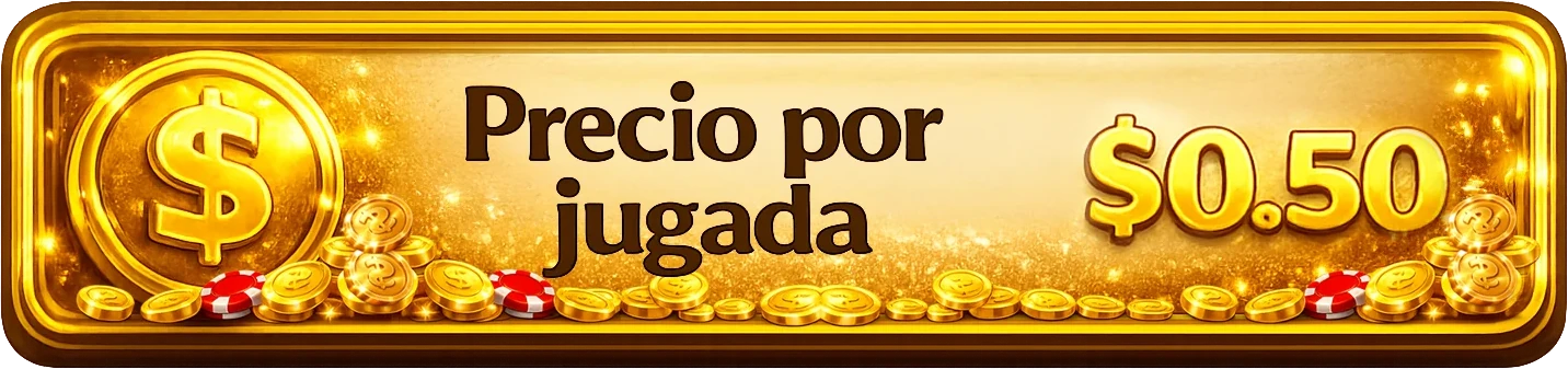 Precio por jugada